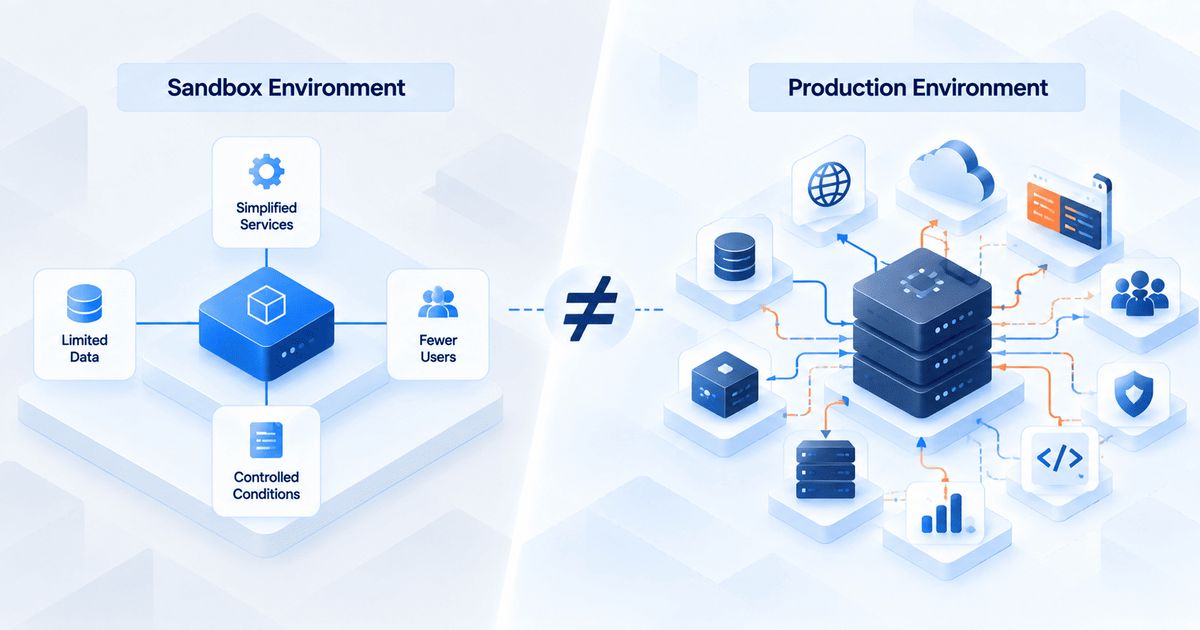 Why Your Sandbox Never Matches Production (And Why That's Fine)